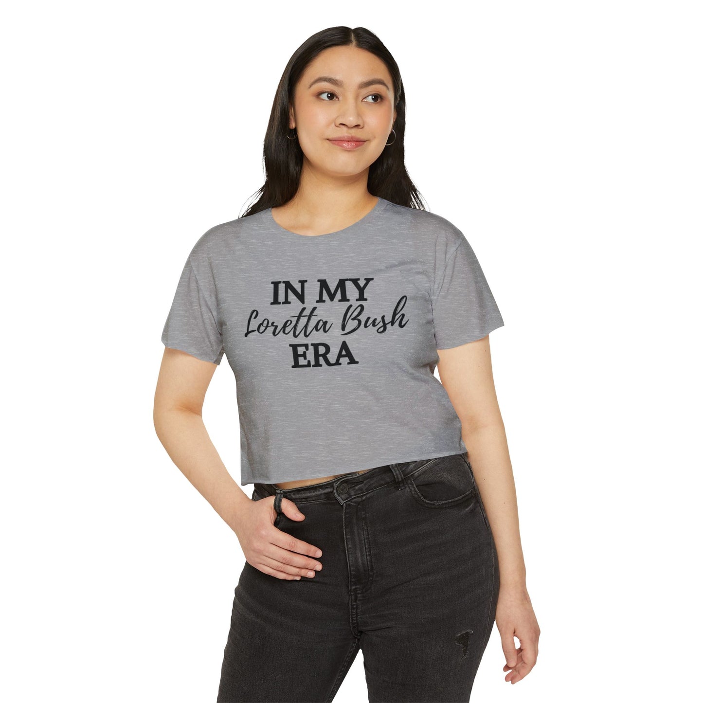 "In My Loretta Bush Era" Crop Tee