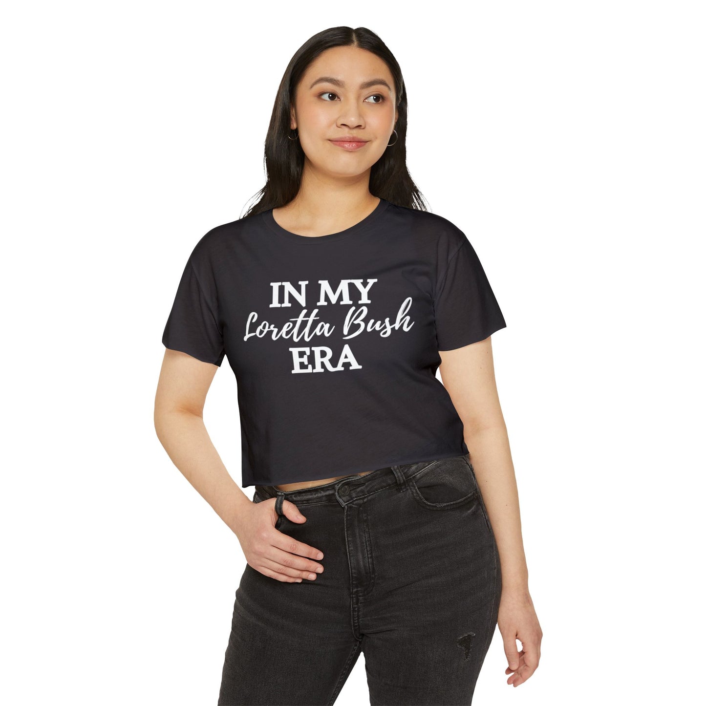 "In My Loretta Bush Era" Crop Tee